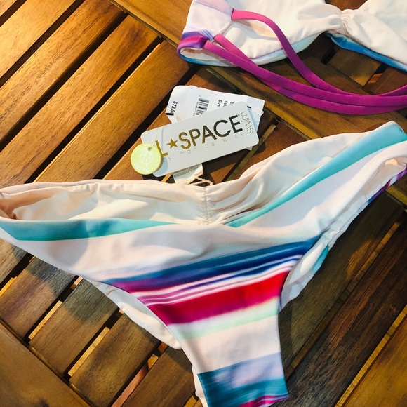 L*Space Monica Wise Bikini Set Ombré NEW w/ tags! - Picture 6 of 7